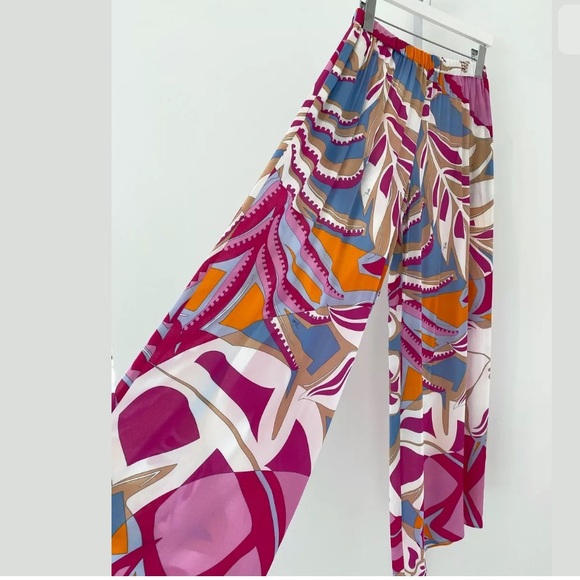 EMILIO PUCCI PINK SAMOA PANTS MODEL OEWT05 SIZE IT 44 / US 10 NWTS! - Picture 1 of 16